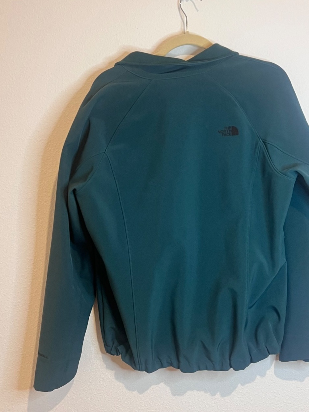 The North Face Apex Soft Shell Jacket Women's XL Green Fleece Lined Full Zip - Picture 3 of 16